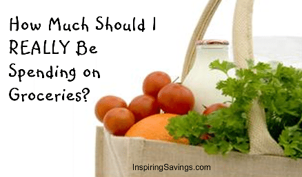 How much spending on groceries