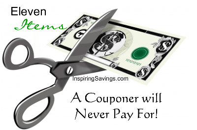 Read the secrets that couponers want to know must, What items will I never have to pay for after coupons. Search no more the secret is now yours. Check out this list of Items a couponer should never pay for!