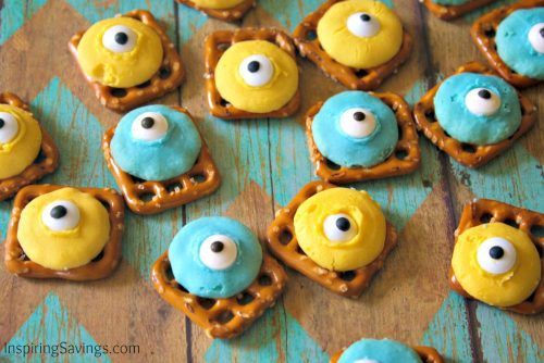 Finished Minions Pretzels