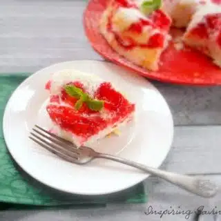 Strawberry Filled Angel Food Cake
