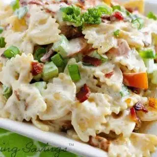 Chicken Bacon Ranch Pasta Salad