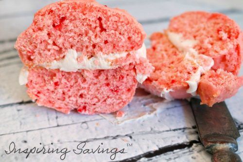 Strawberry Shortcake Whoopie Pies - Haniela's