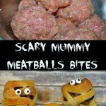 It comes but once a year. Make these super special Scary Mummy Meatballs Bites for your next Halloween Party or better yet created them for a special dinner