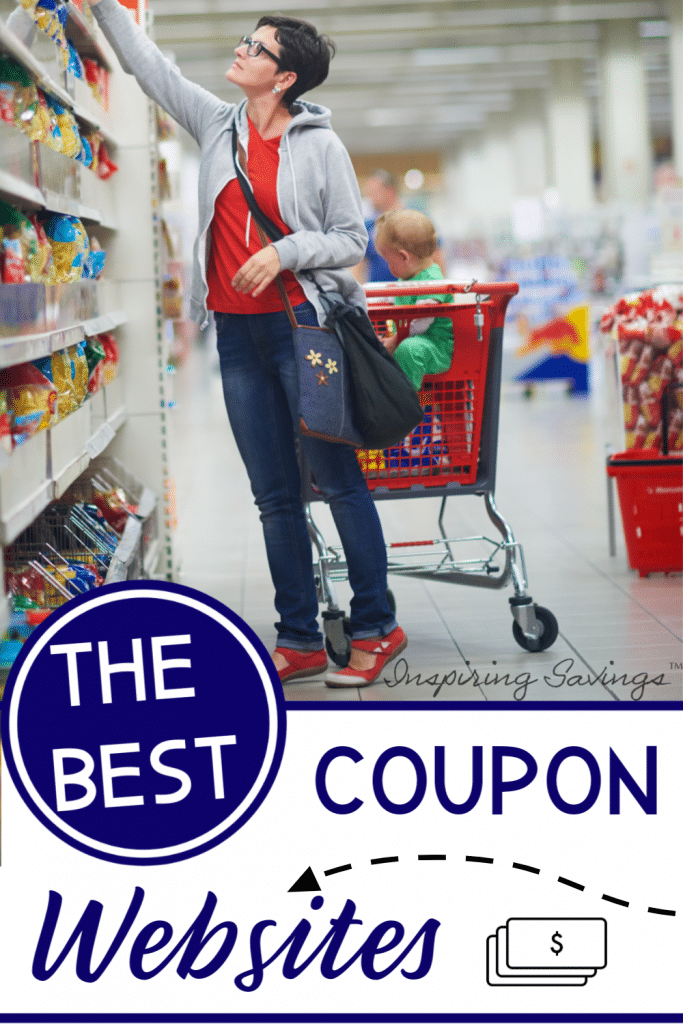 Woman Shopping with Coupons - Couponing Websites