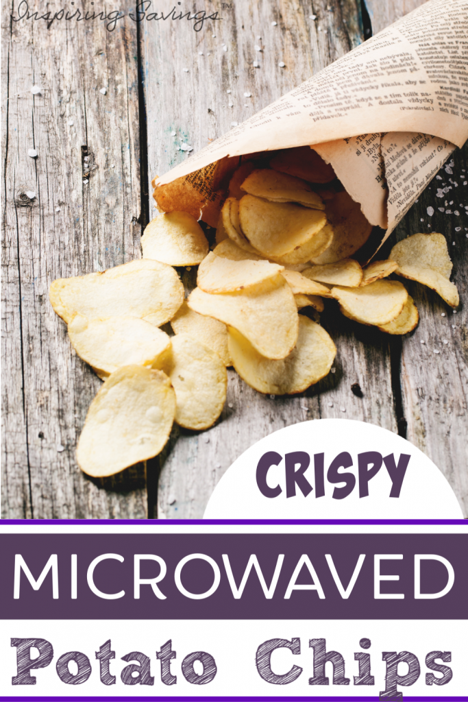 Crispy Microwaved Potato Chips