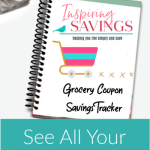 Inspiring Savings Grocery Coupon Savings Tracker