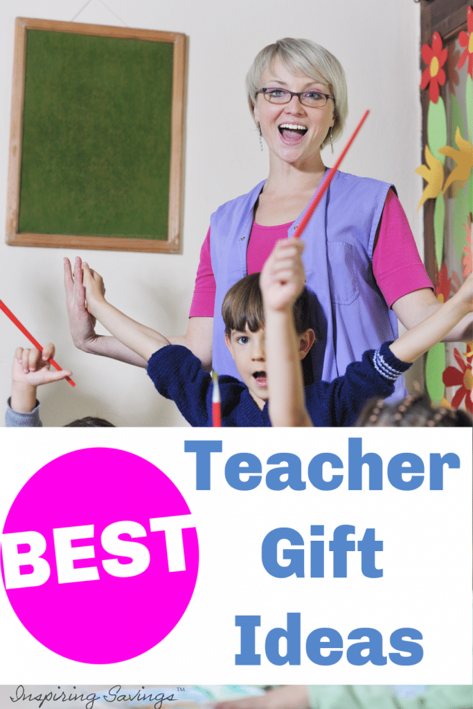 Happy Teacher in Classroom with kids - Best gift Ideas for Teachers