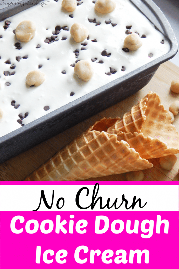 No Churn Cookie dough Ice Cream