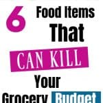 food that kills your budget