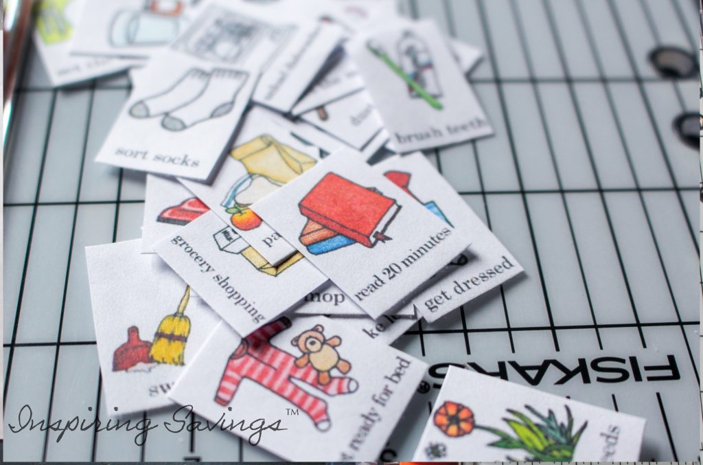 Chore Magnet Printable Cut