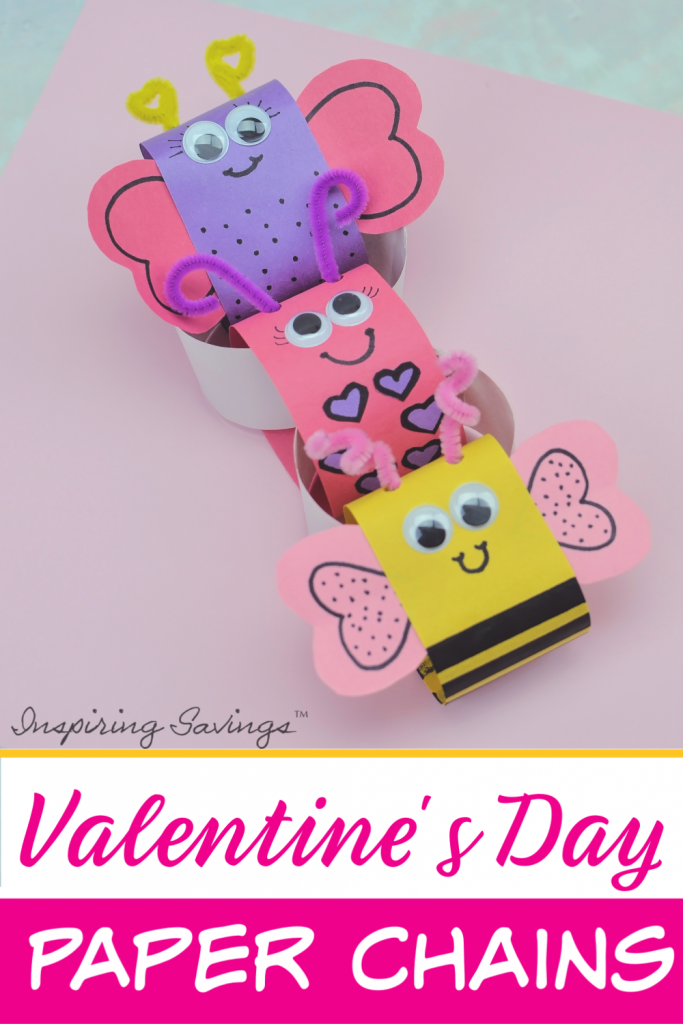 Valentines Day Craft - Valentine's Day Paper Chains