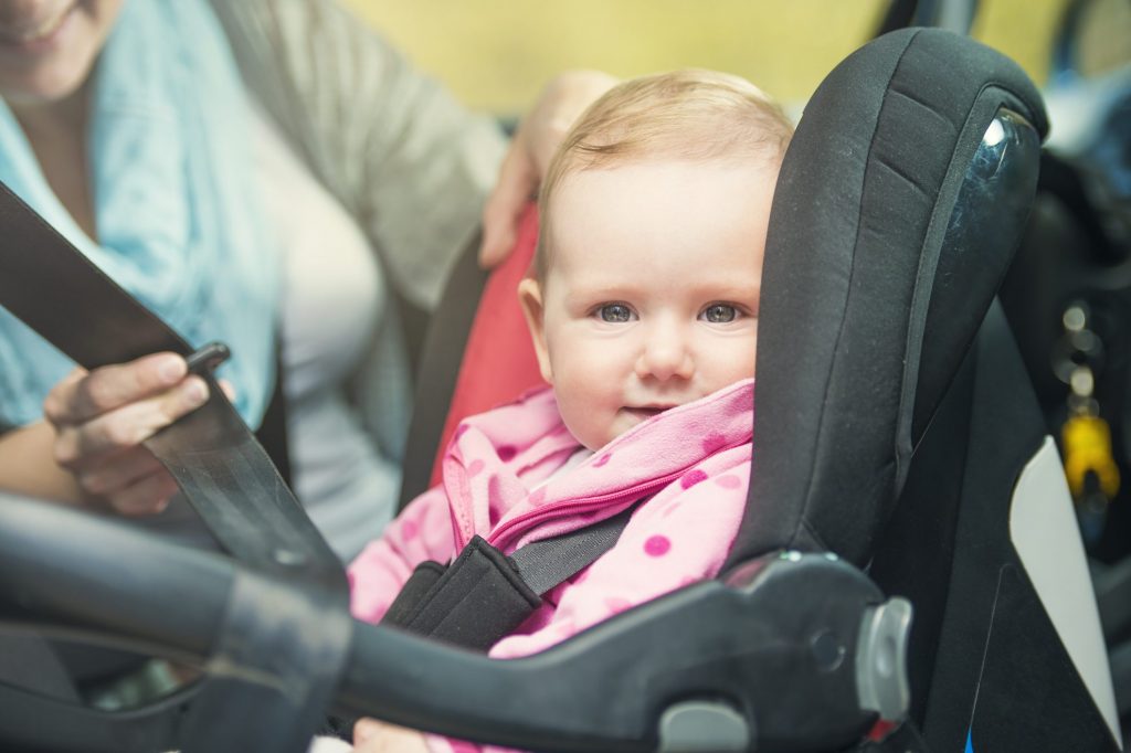 Baby in car seat - infant hand me downs