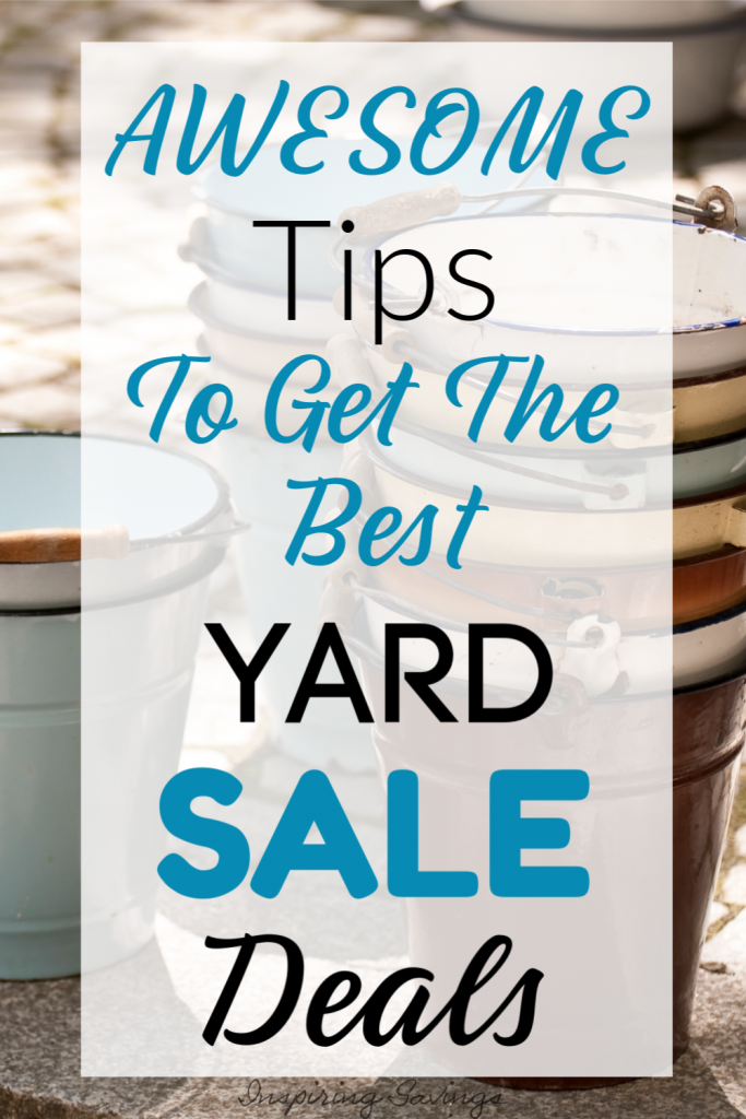 Awesome Tips to get the best yard sale Deals