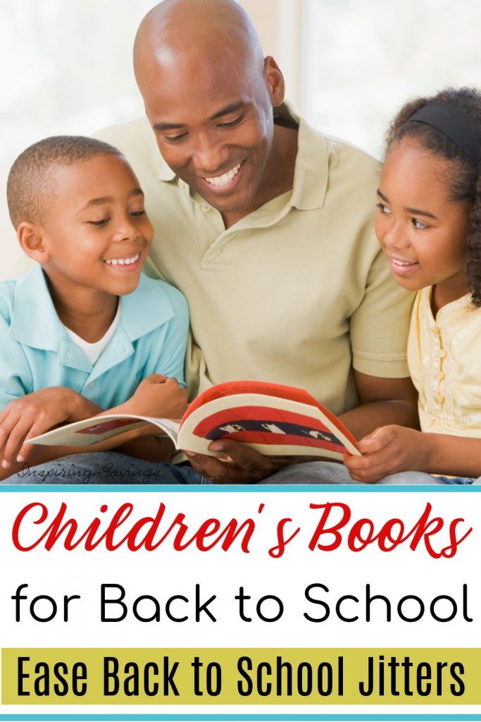 Children's Books to Ease Back to School Jitters - pictured kids ready books to each other