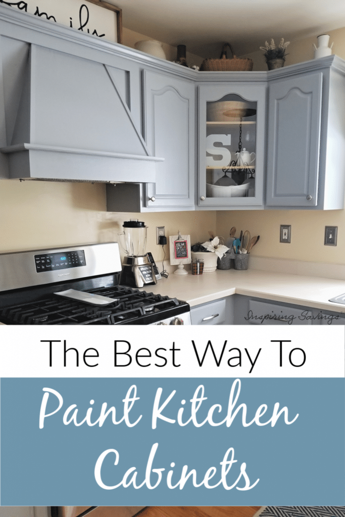 The Best Way to Paint Kitchen Cabinets post