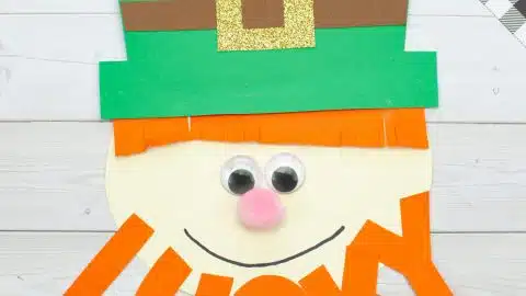 adding Face to Leprechaun craft e1582637362678