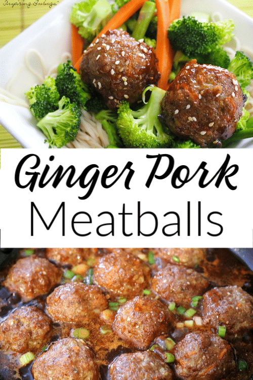 Delicious Ginger Pork Meatballs - AMAZING Dinner Idea
