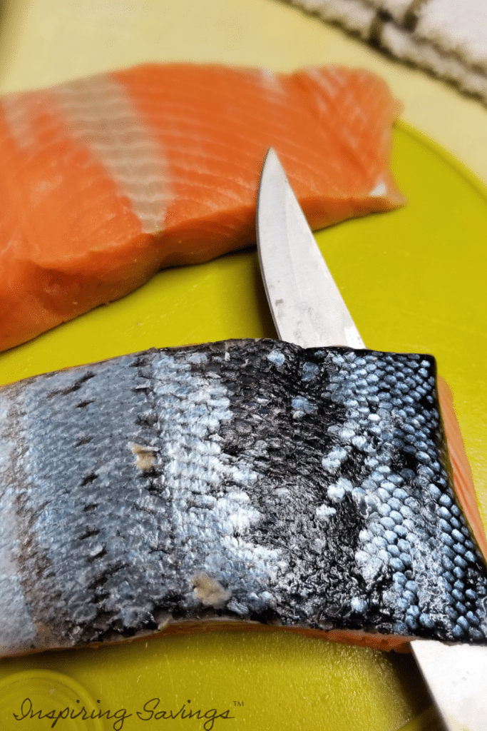 Filleting King Salmon for Salmon Burgers