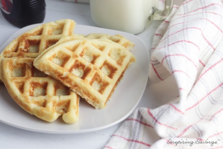 Finished Gluten Free Belgium Waffles