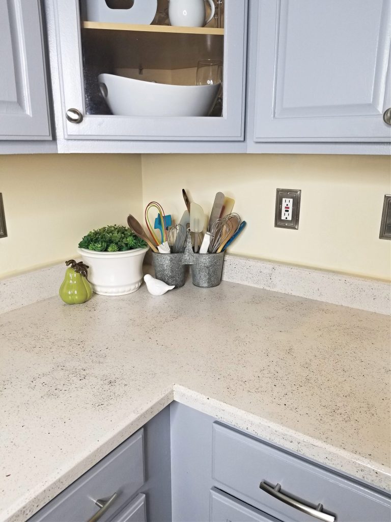 Kitchen Makeover after using Daich Spreadstone Finishing Kit
