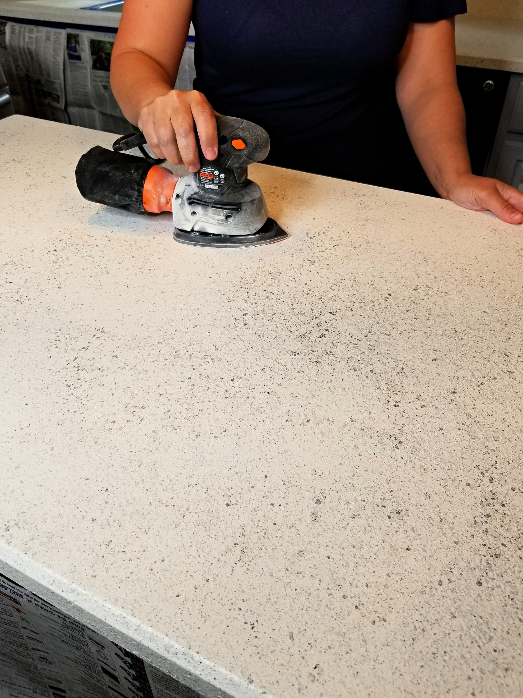 Sanding Countertops