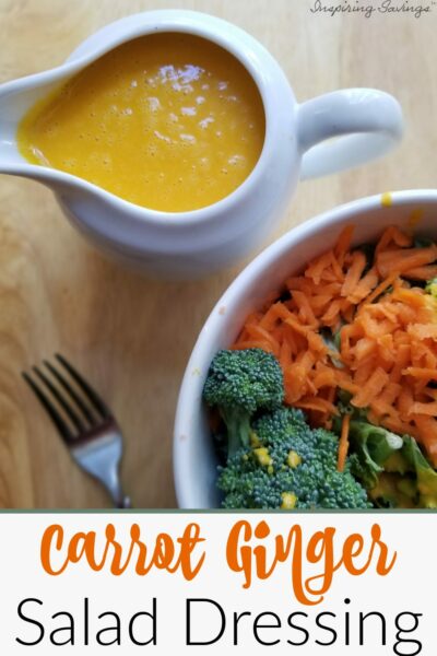 Carrot Ginger Salad Dressing