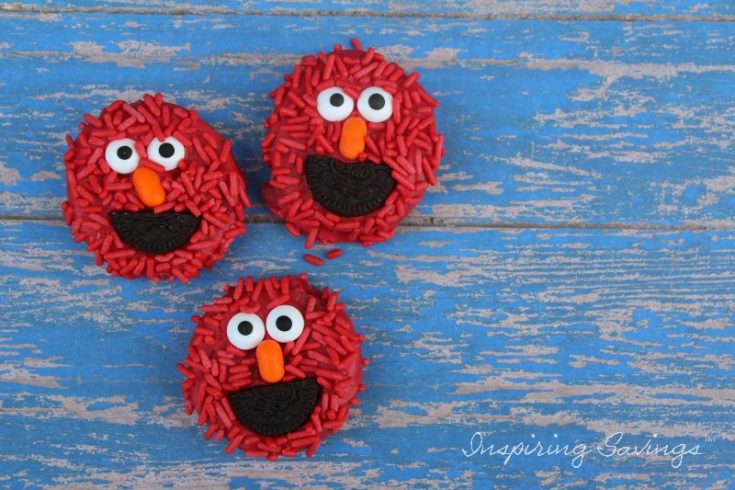 Finished Elmo Cookies