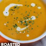 Large Roasted Butternut Squash Soup