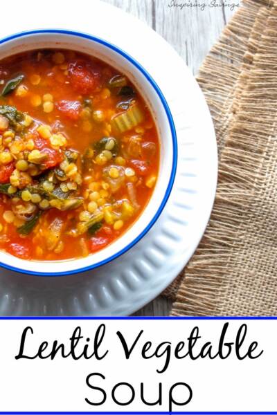 Lentil Vegetable Soup 1