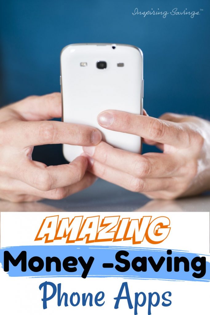 Money Savings Smart Phone apps - man holding smart phone