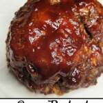 Oven Baked BBQ Meatloaf