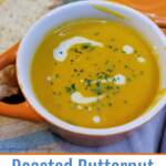 Roasted butternut squash soup