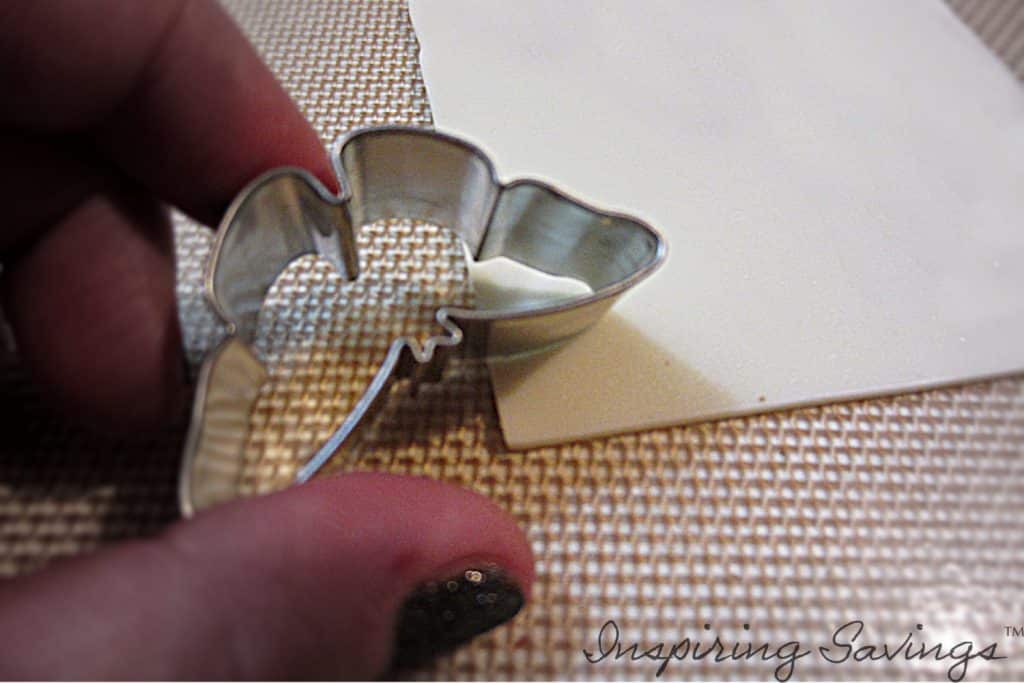 cutting cheese triangles for fish stick fingers