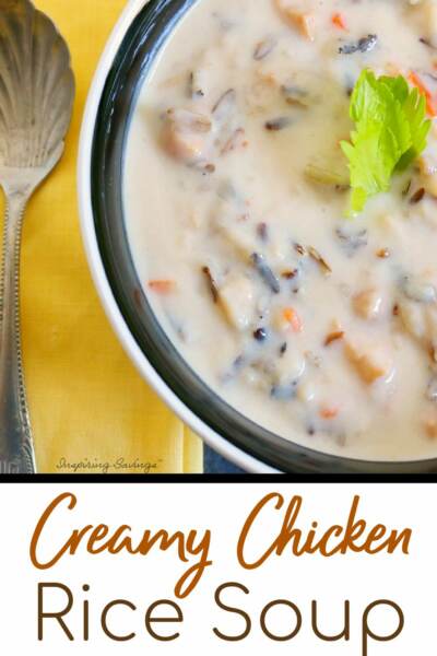 Creamy Chicken Rice Soup