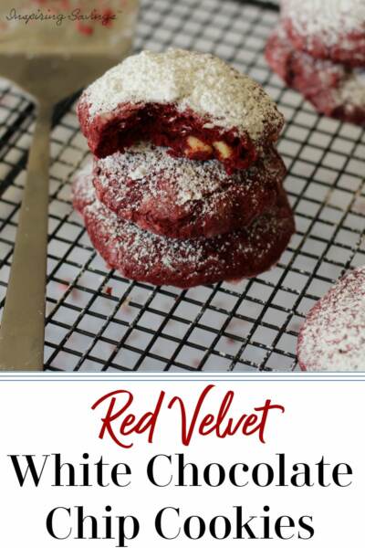 Red Velvet White Chocolate Chips Cookies