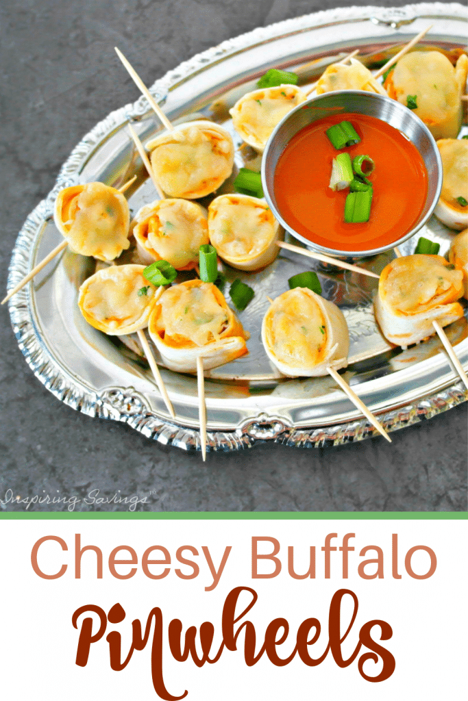 Cheesy buffalo Chicken Pinswheels Appetizers