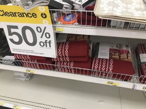 Napkins & Table clothes - after Christmas Sales
