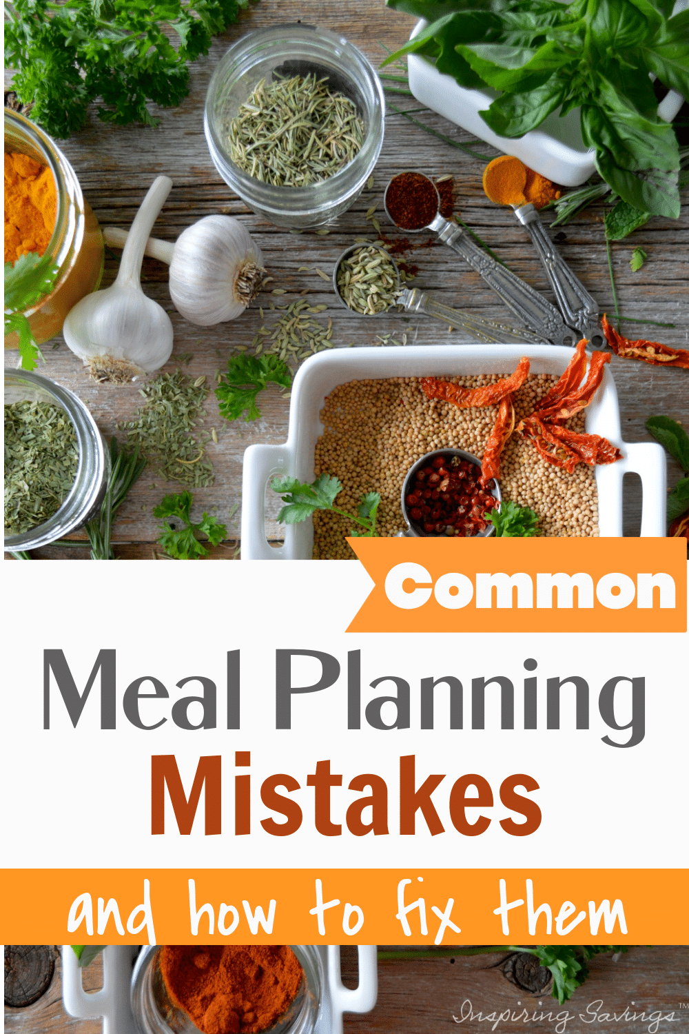 Common Meal Planning Mistakes