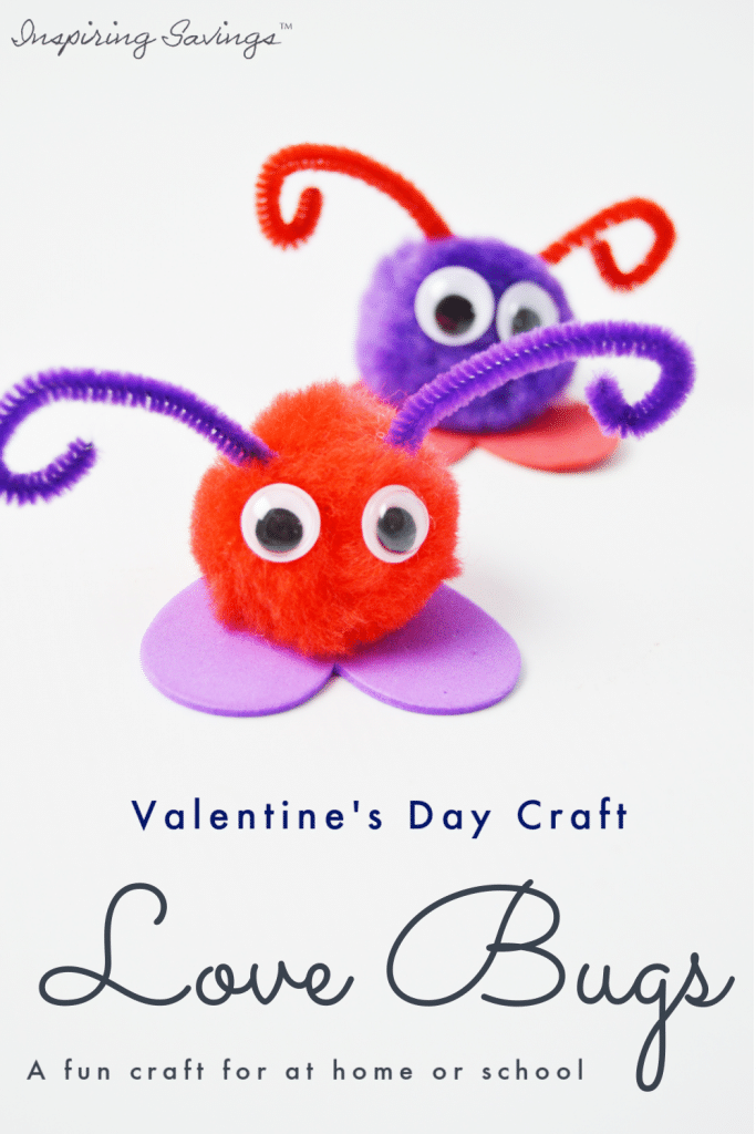 Looking for Valentine Craft Ideas? Valentine's Day Love Bug Craft