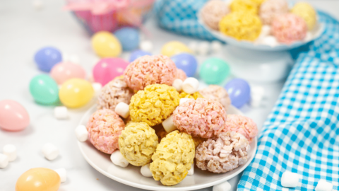 Easter Rice Krispies Egg Treats