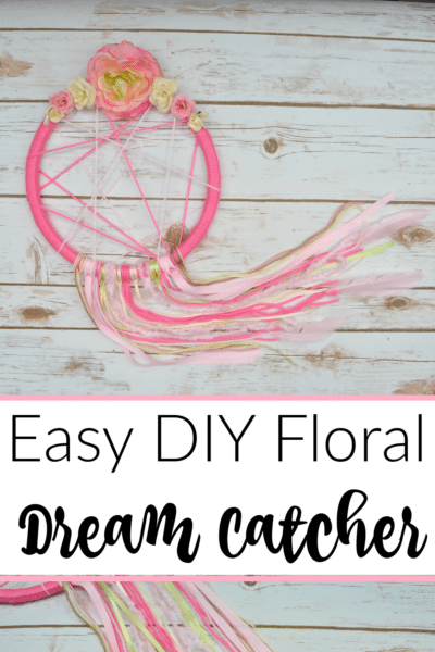 Easy DIY Floral Dream Catcher