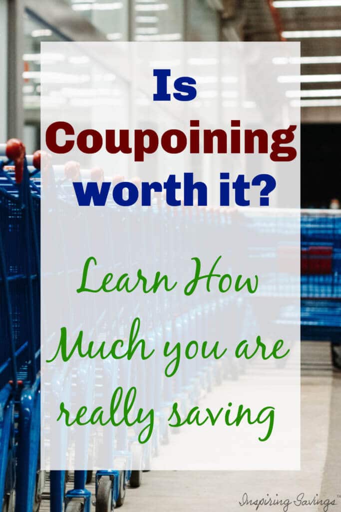 Does couponing really add up -pictured grocery carts. Saving money on your grocery spending