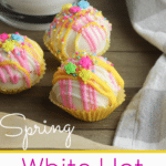 Spring White Hot Chocolate Bombs