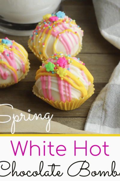 cropped Spring White Hot Chocolate Bombs
