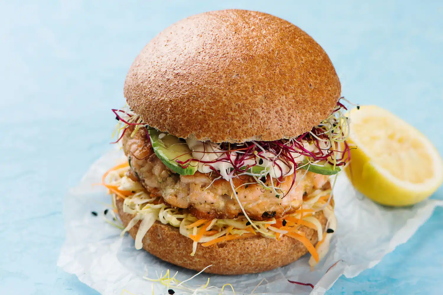 Fresh Salmon Burgers Recipe - Made in 20 Minutes