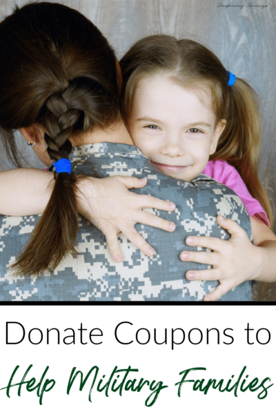 Donate Coupons Military coupon