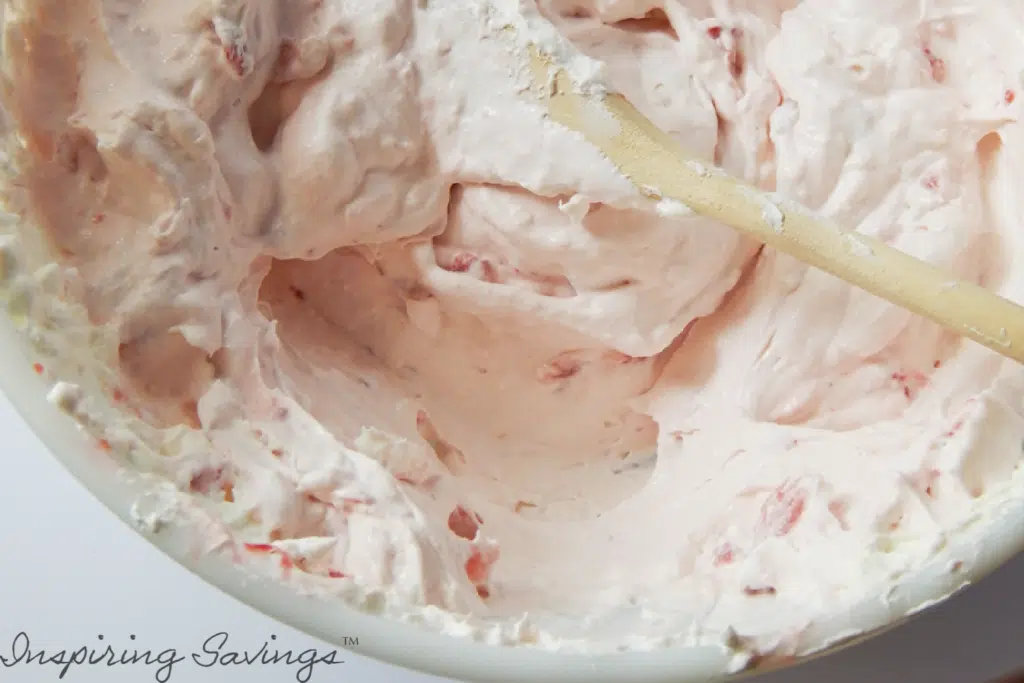 Fruit dip in bowl