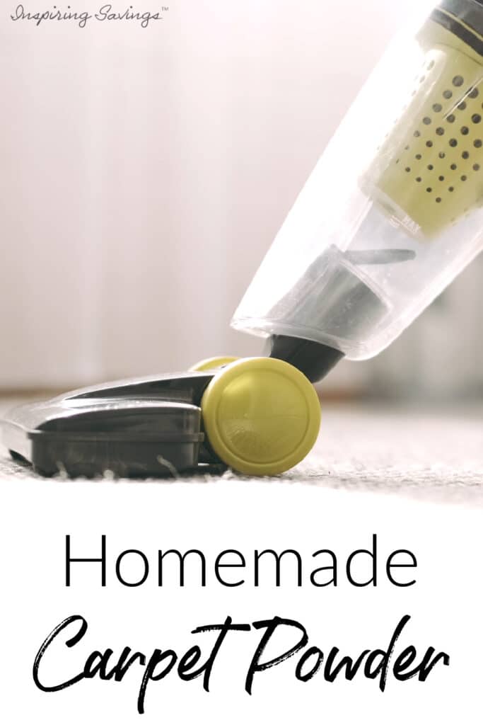 Vacuum cleaners and homemade carpet powder
