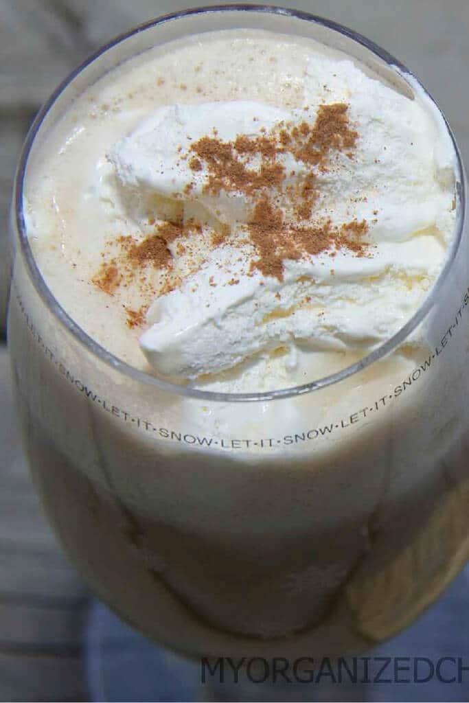 Pumpkin spice latte - fall comfort drink made with coffee
