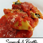 Spinach stuffed shells